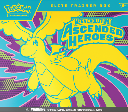 Pokémon CCG Mega Evolution 02.5 Ascended Heroes Elite Trainer Box