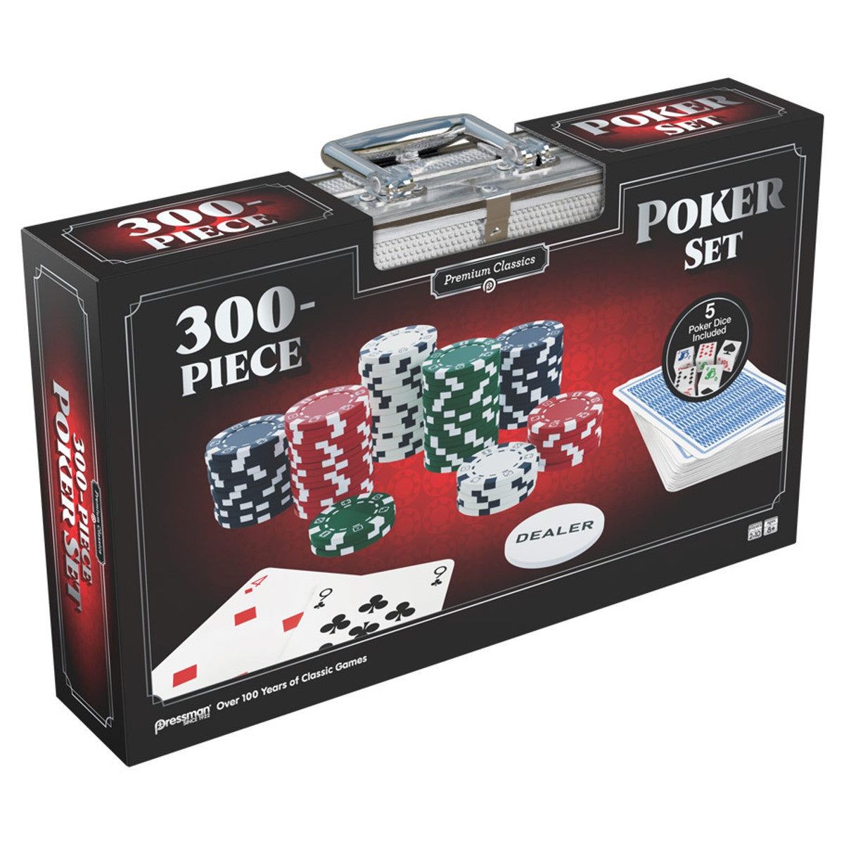 Pressman Premium Classics Poker Set 300 Piece