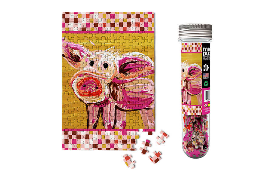 MicroPuzzles Pig Hogs and Kisses