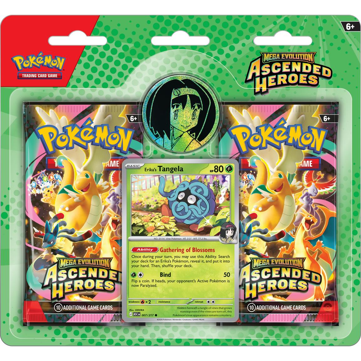 Pokémon CCG Mega Evolution 02.5 Ascended Heroes 2 Pack Blister