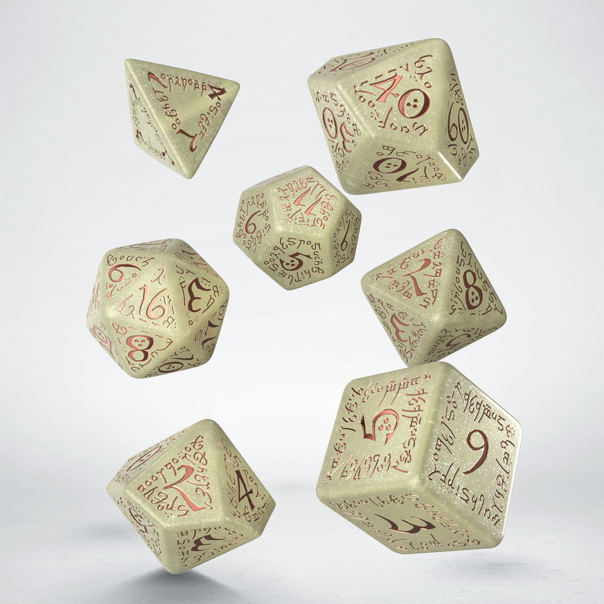 Q-Workshop Jumbo Elvish RPG Dice Se