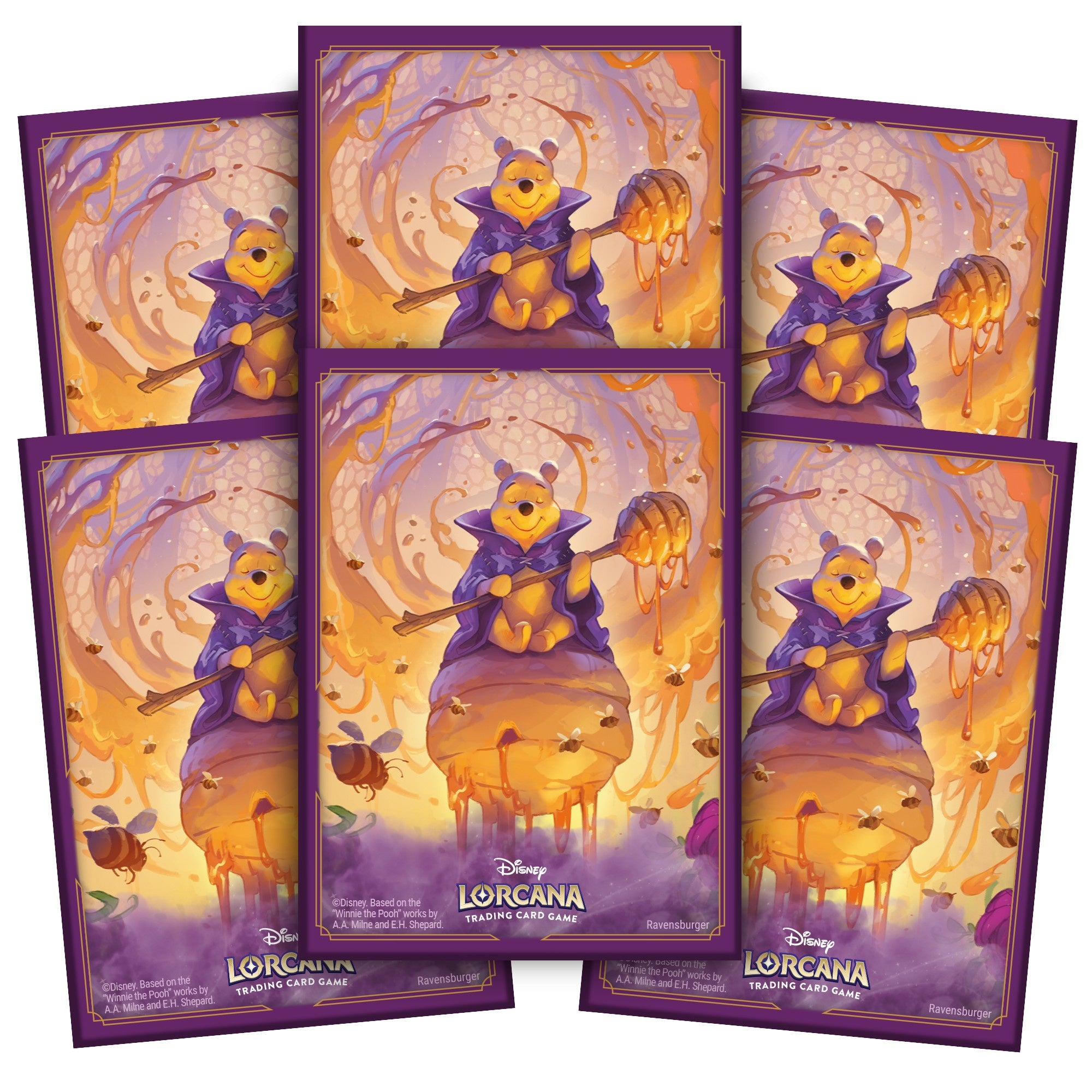 Disney Lorcana Card Protector Azurite Sea Pooh
