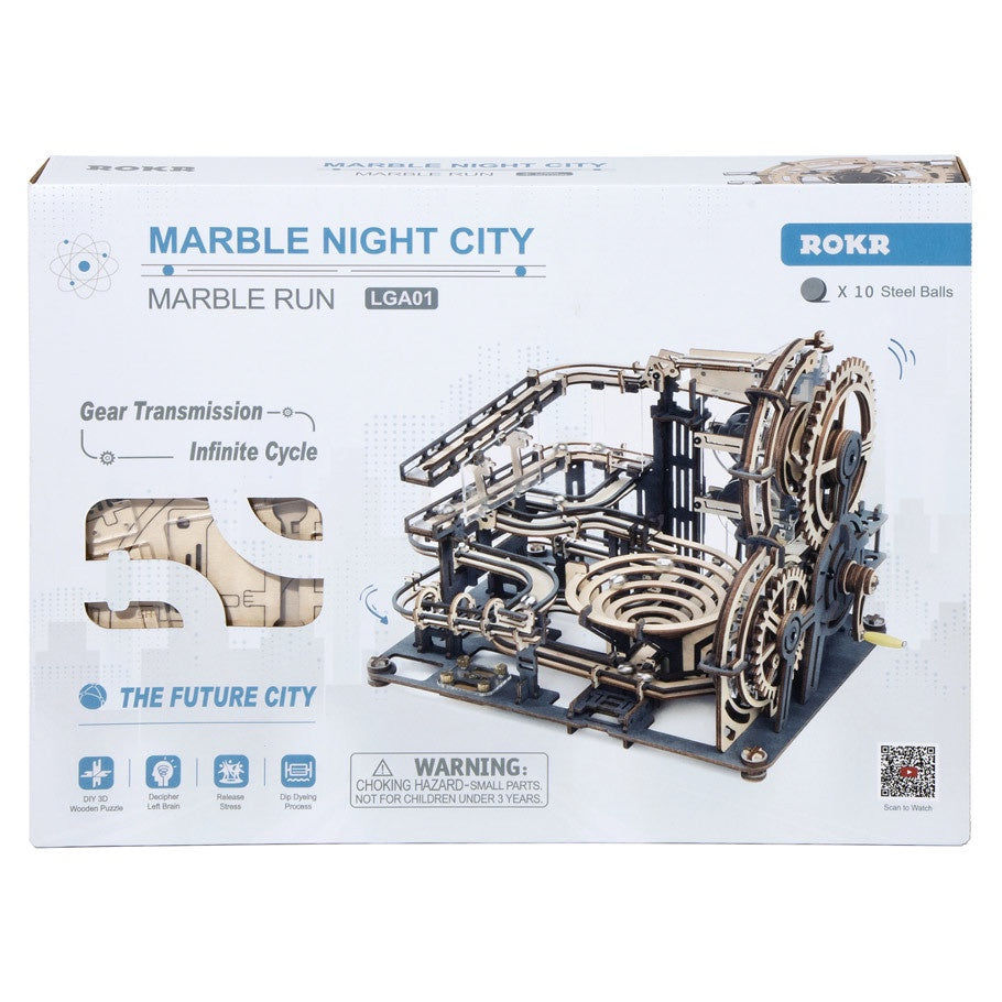 ROKR Marble Run Marble Night City