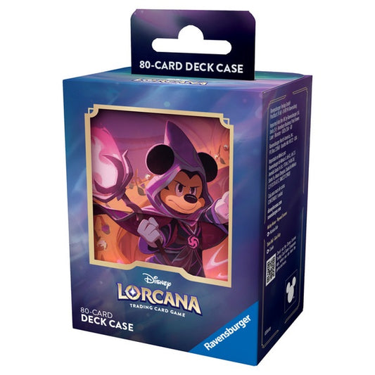 Disney Lorcana Deck Box Reign of Jafar Mickey Mouse Wayward Sorcerer