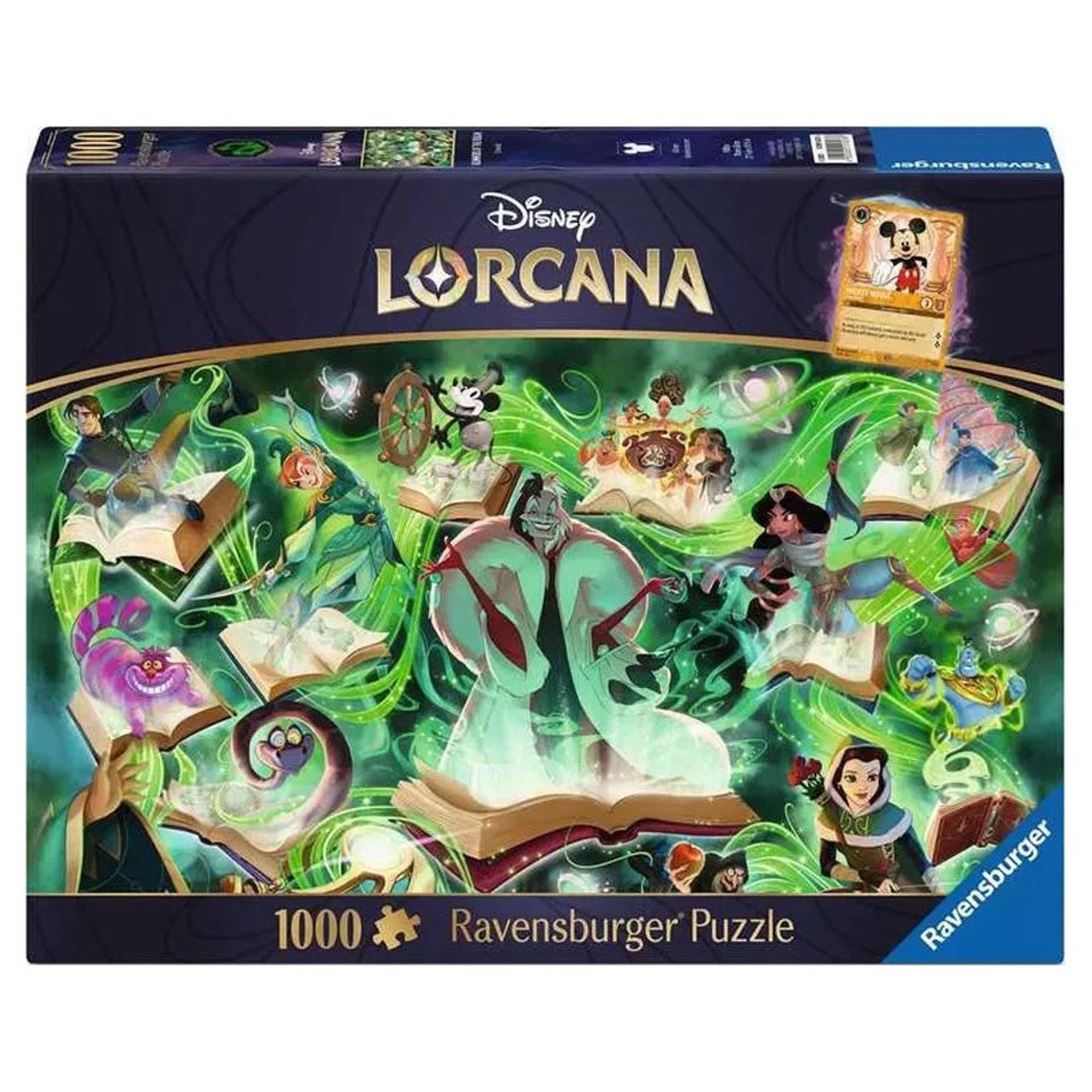 Puzzle 1000 Disney Lorcana Glimmers of the Realm Emerald