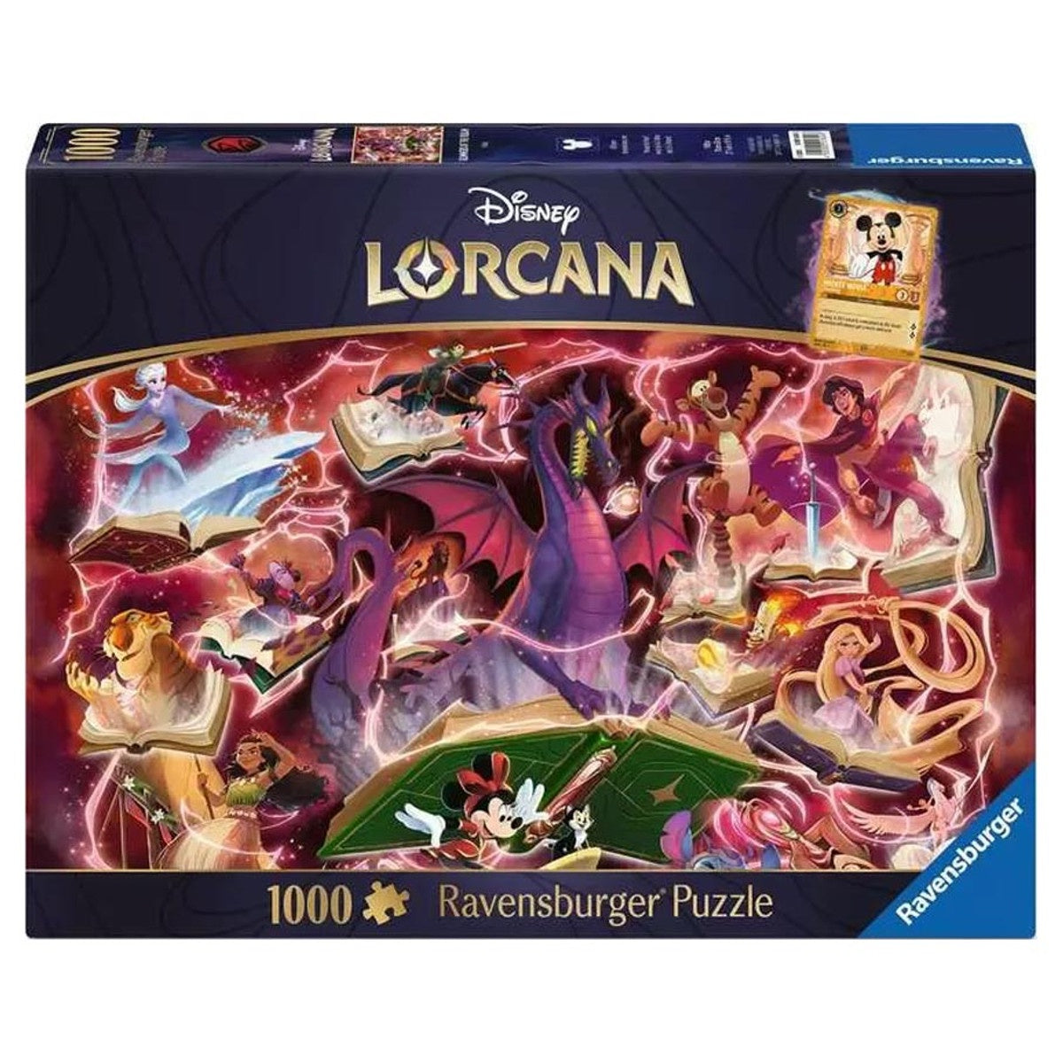 Puzzle 1000 Disney Lorcana Glimmers of the Realm Ruby