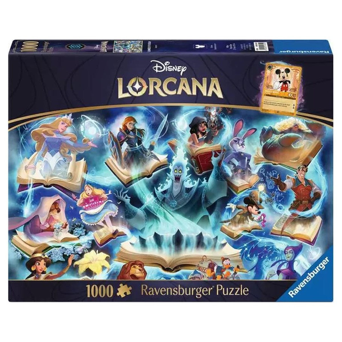 Puzzle 1000 Disney Lorcana Glimmers of the Realm Sapphire