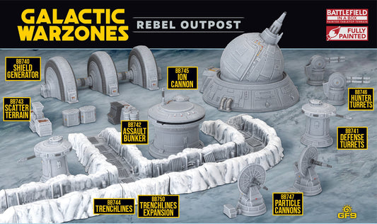 Battlefield in a Box  Galactic Warzones Rebel Outpost Shield Generator