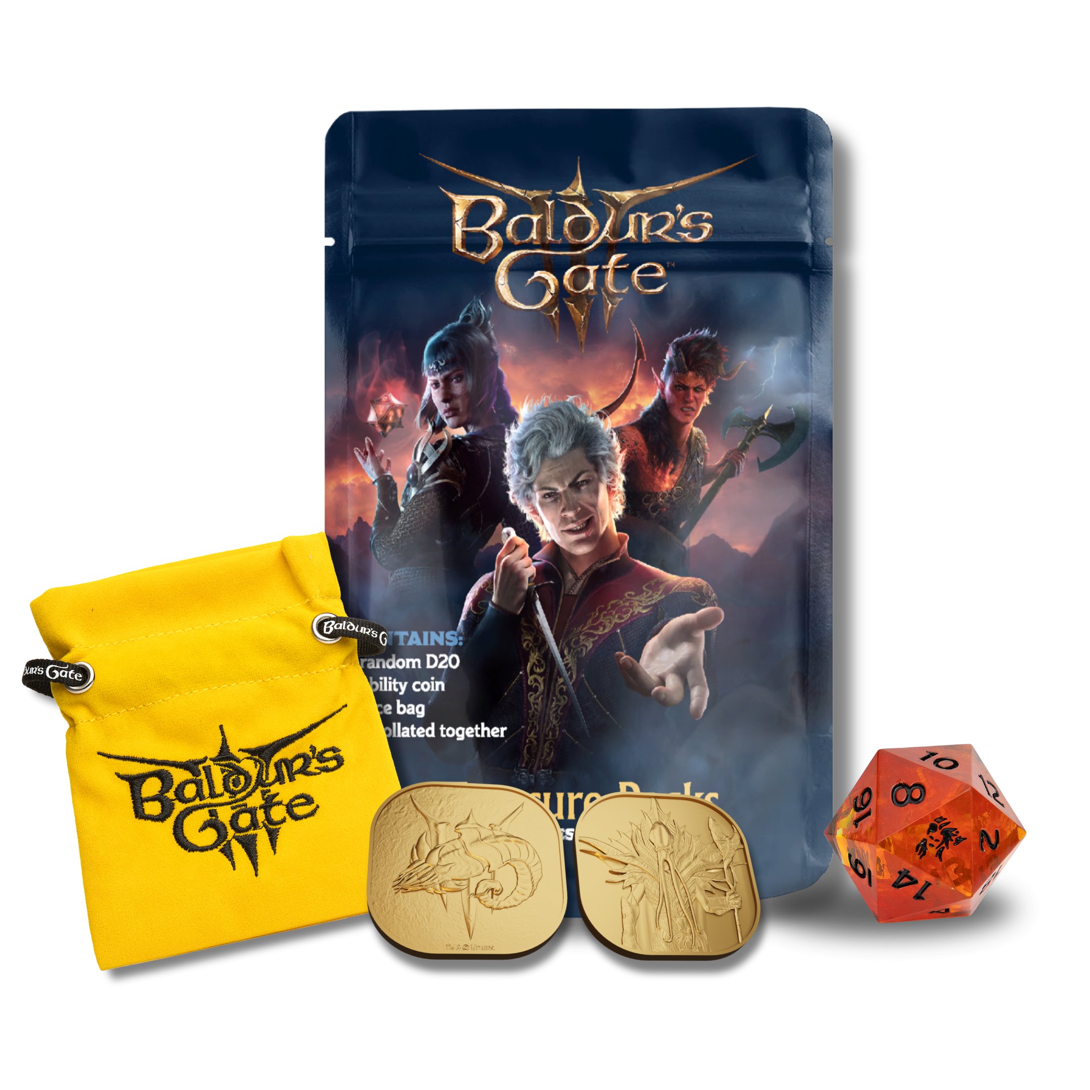 Sirius Dice Dungeons & Dragons Baldur's Gate 3 Treasure Pack