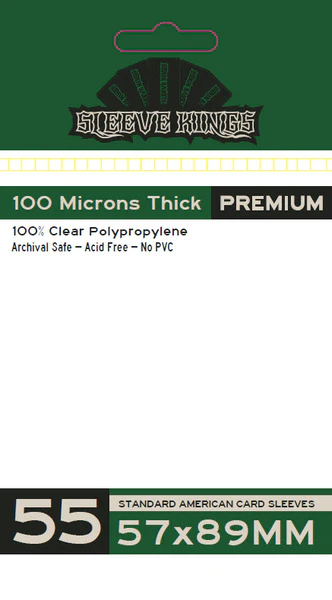Sleeve Kings Premium 9903 Green Standard American 57mm x 89mm (55)