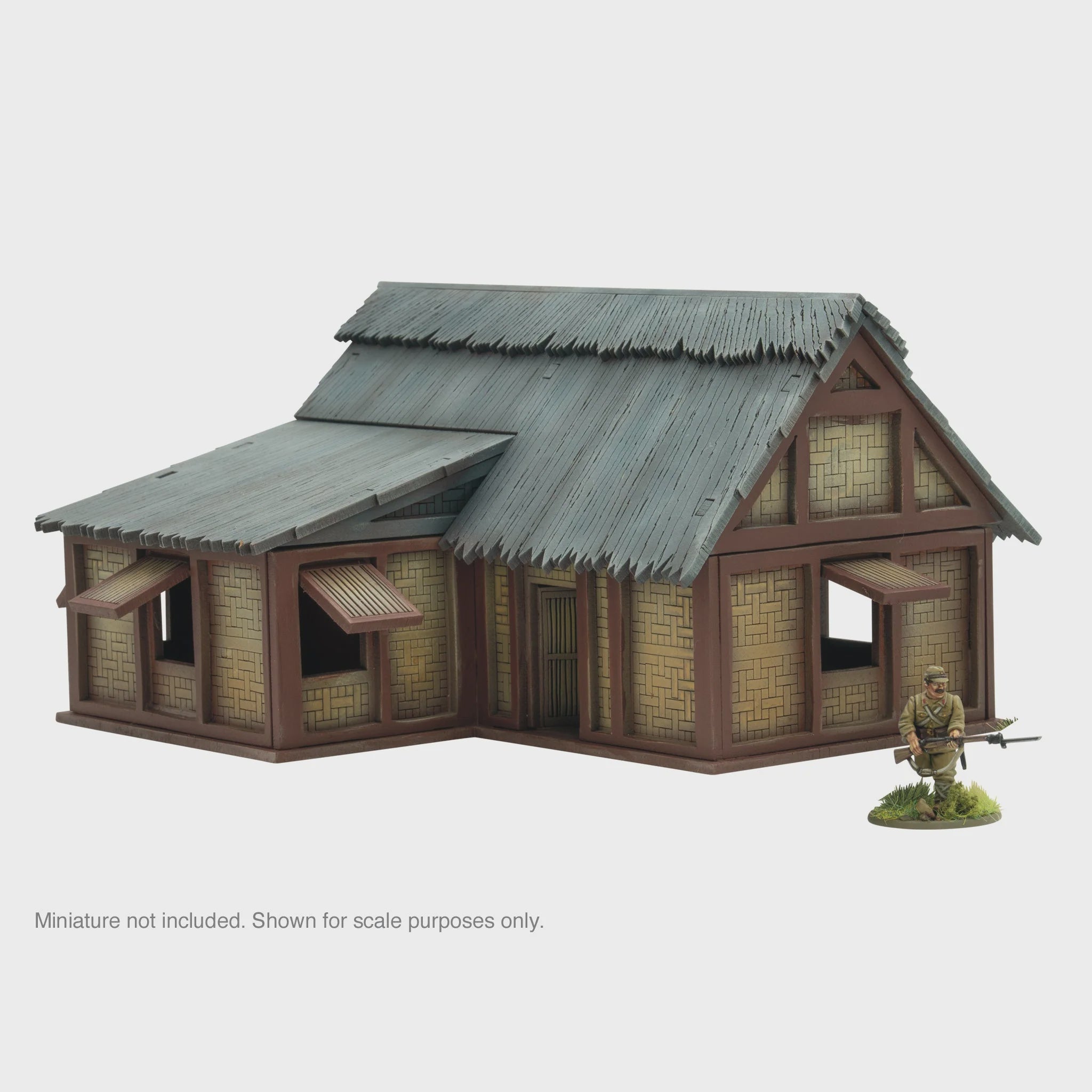 WW2 Pacific Theatre L-Shaped Building