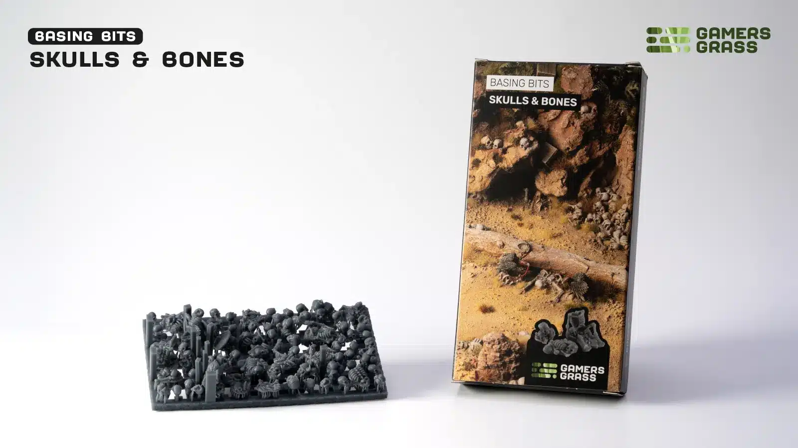Gamers Grass Basing Bits Skulls and Bones