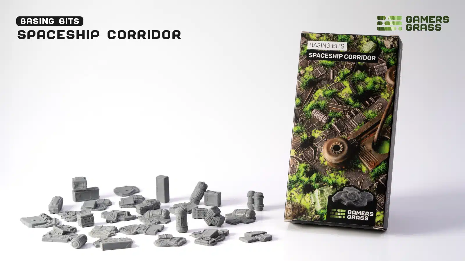 Gamers Grass Basing Bits Spaceship Corridor
