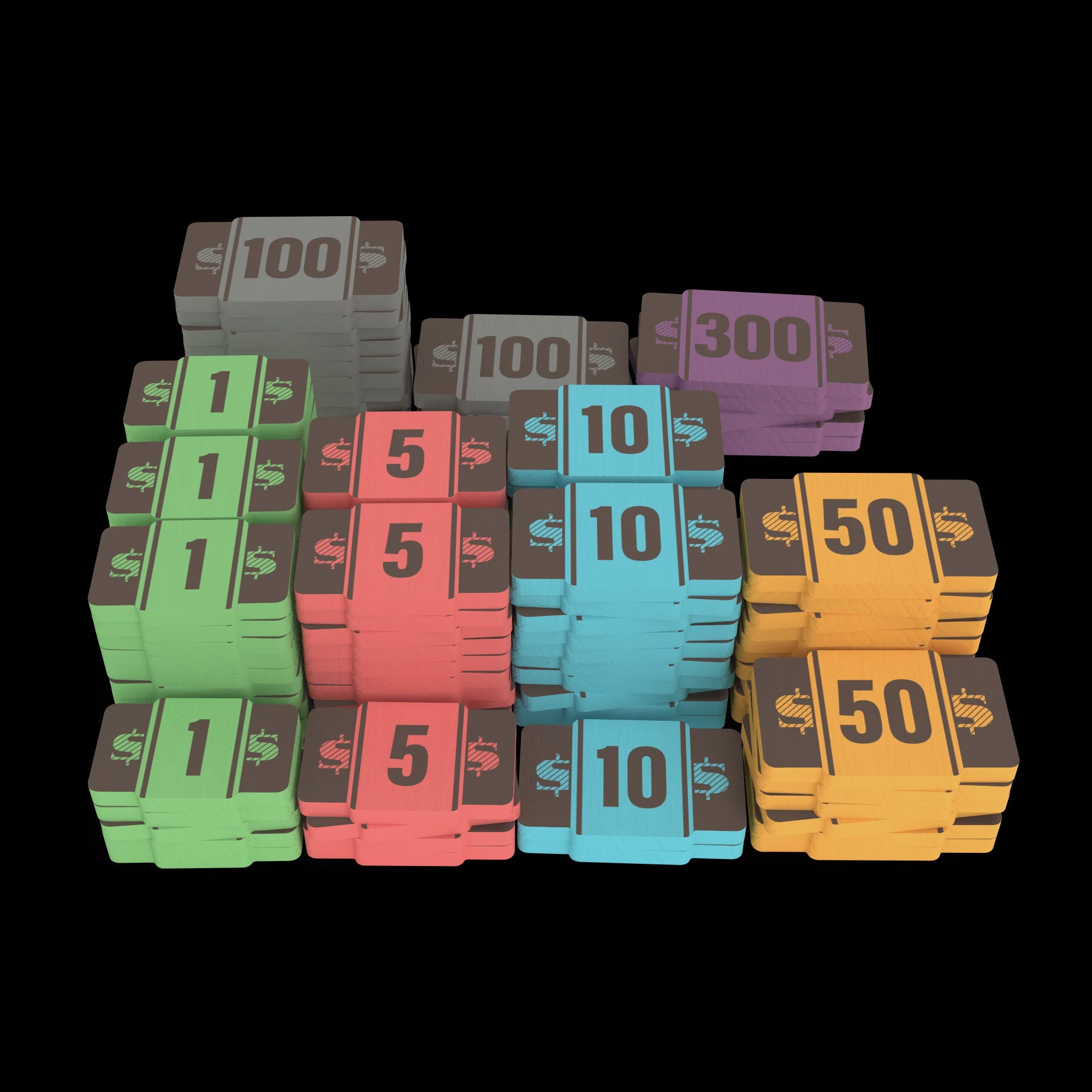 Speakeasy Wooden Money Tokens