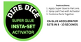 Load image into Gallery viewer, Dire Dice Glue Super Glue Instant Activator
