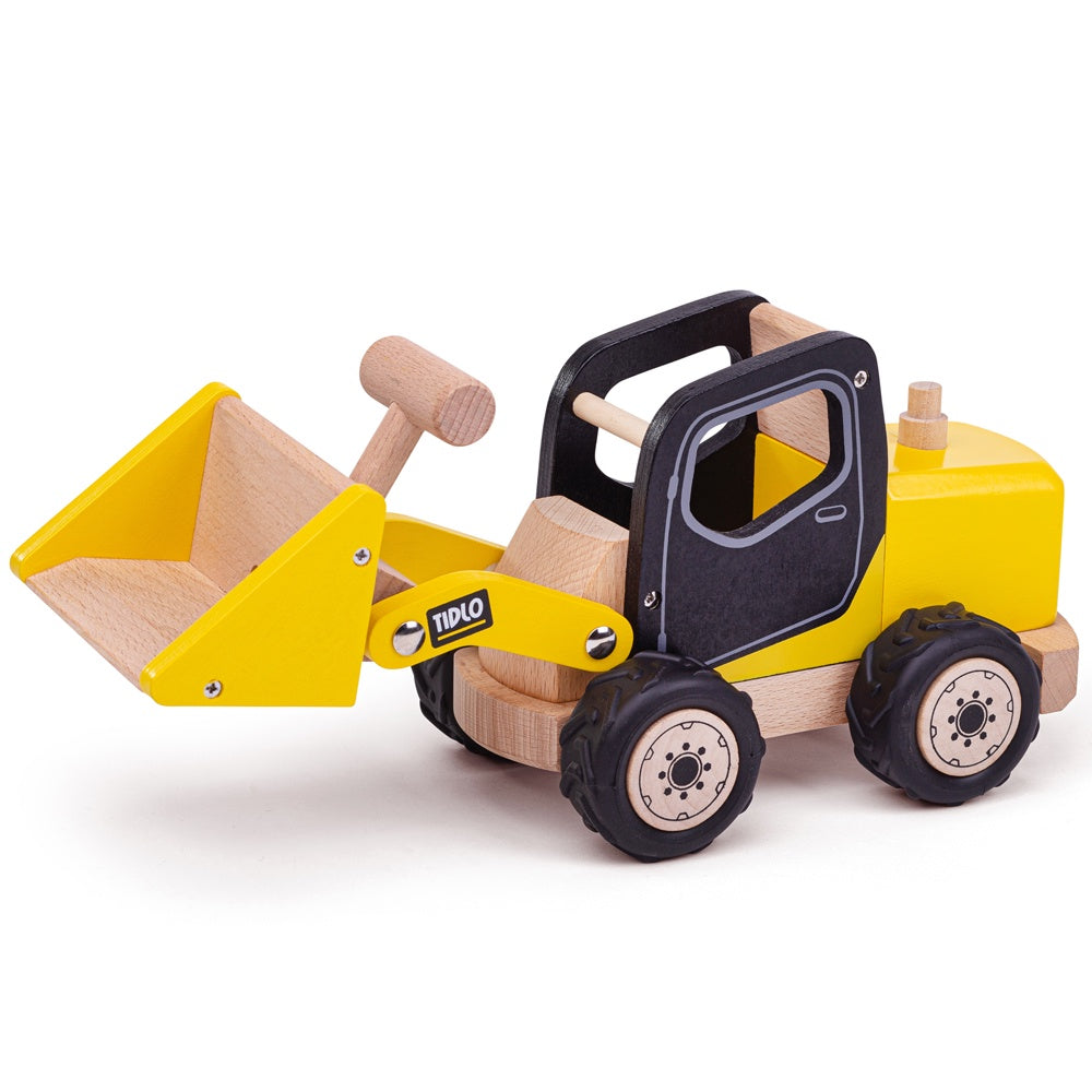 BigJig Toys Tidlo Wooden Front End Loader