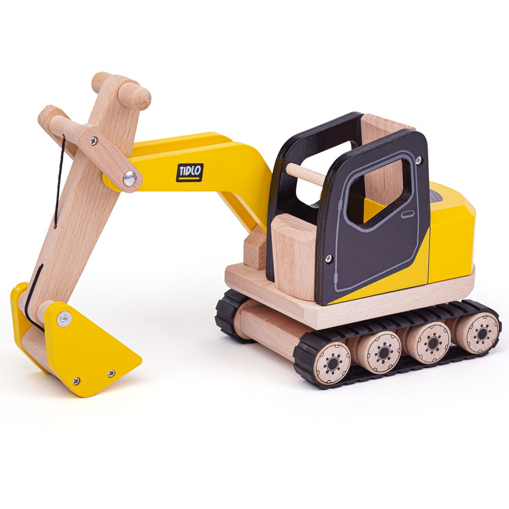BigJig Toys Tidlo Wooden Digger