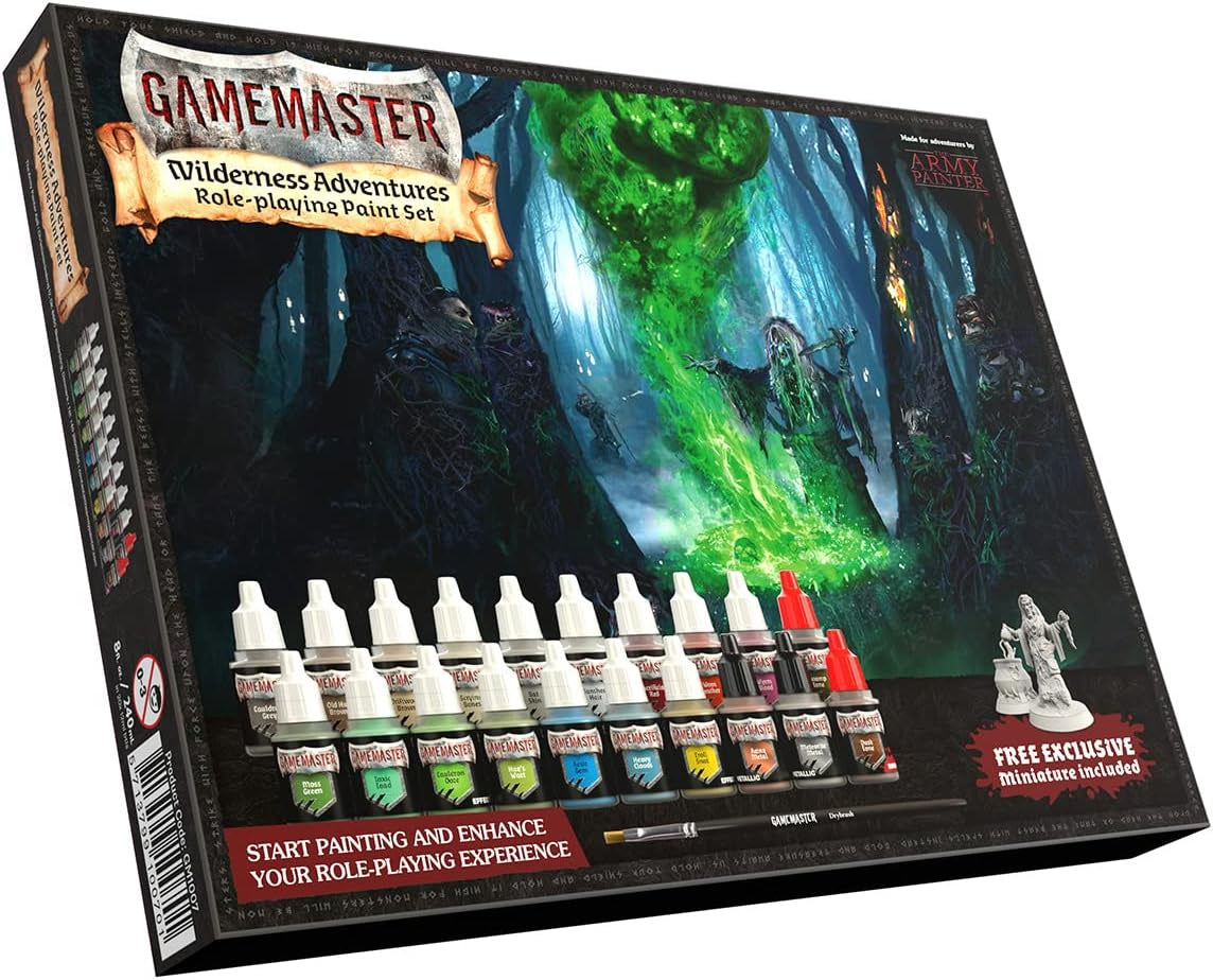 Army Painter Gamemaster Role-Playing Wilderness Adventures  Paint Set
