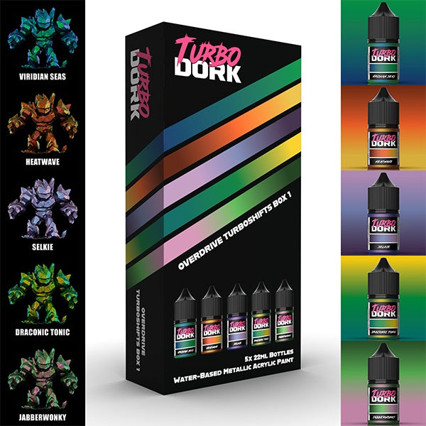 Turbo Dork Paint Set Overdrive TurboShifts Series 01 (5 Colors)