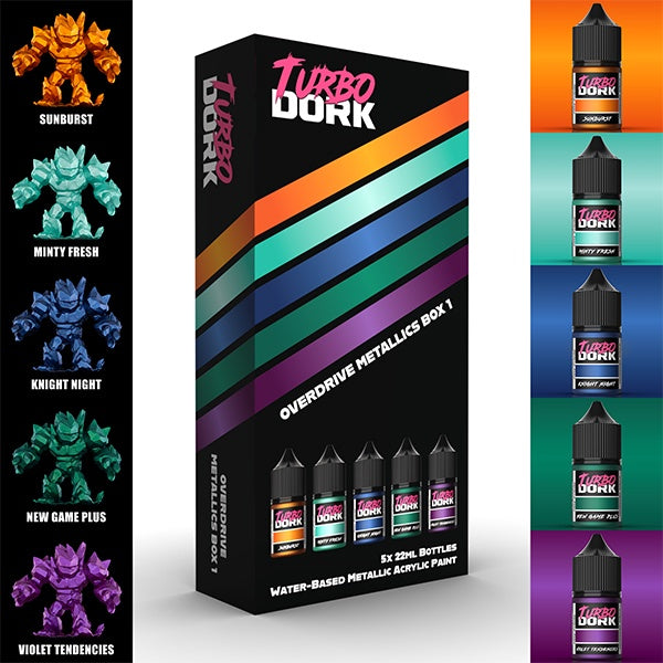 Turbo Dork Paint Set Overdrive Metallics Series 01 (5 Colors)