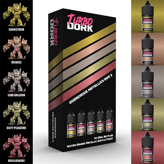 Turbo Dork Paint Set Overdrive Metallics Series 02 (5 Colors)