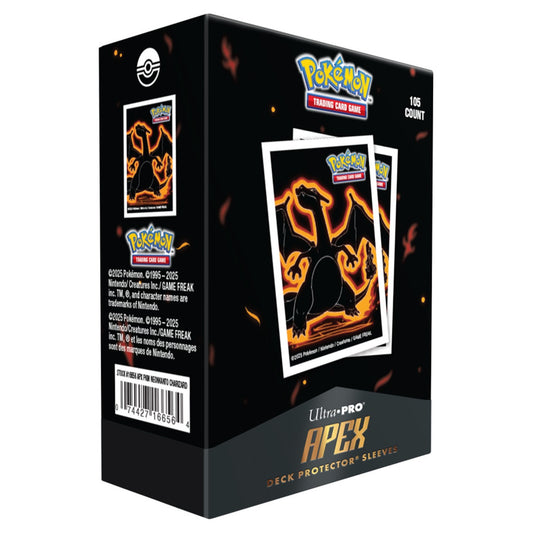 Ultra PRO Pokémon Apex Card Protectors Neon Kanto Charizard (105)