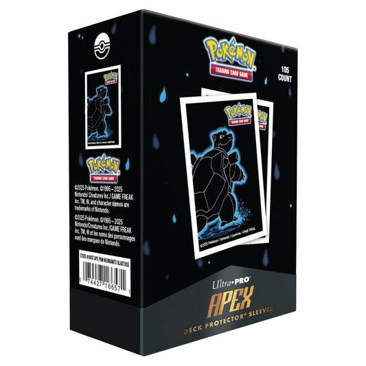 Ultra PRO Pokémon Apex Card Protectors Neon Kanto Blastoise (105)