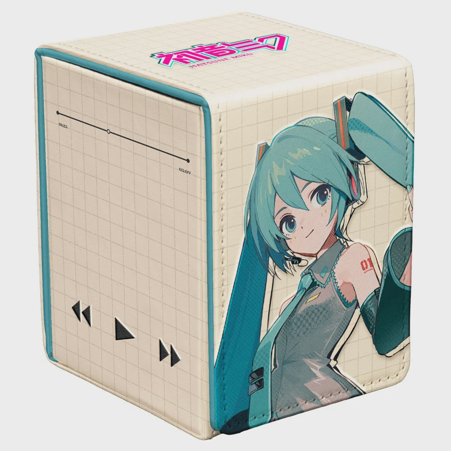 Ultra Pro Hatsune Miku Retro Soundscapes Alcove Flip Deck Box Miku