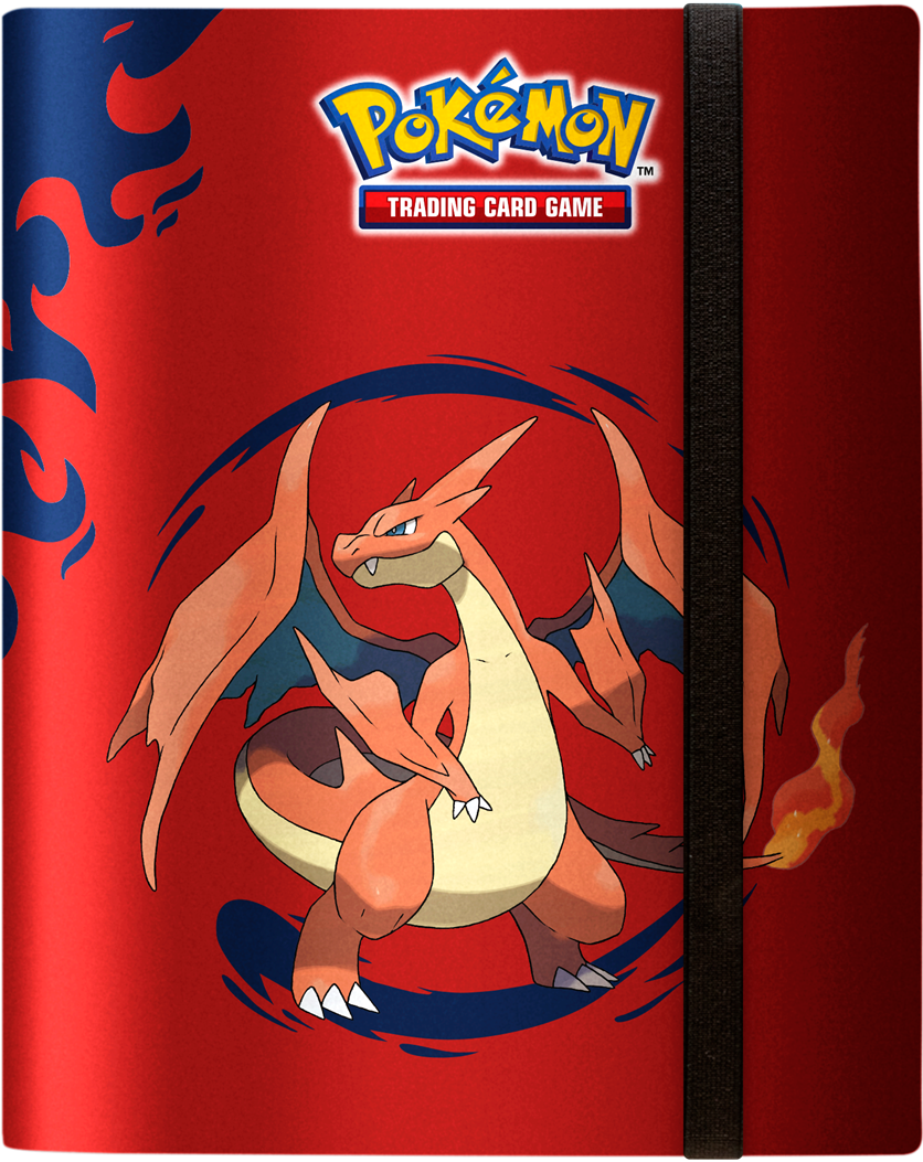 Ultra PRO Portfolio PRO Binder 9 Pocket Pokémon Mega Charizard X and Mega Charizard Y