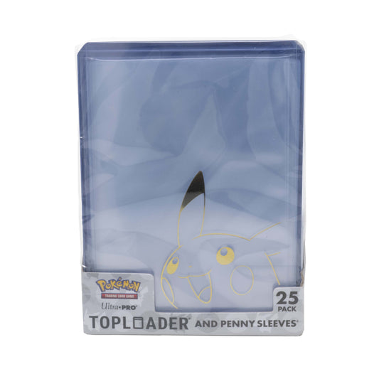 Ultra PRO Pokémon Card Protectors Toploader and Penny Sleeves Combo (25)