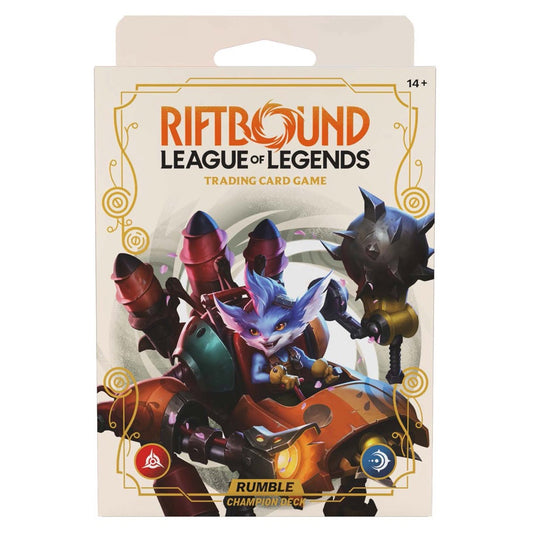 Riftbound League of Legends TCG Set 02 Spiritforged Champion Deck Rumble