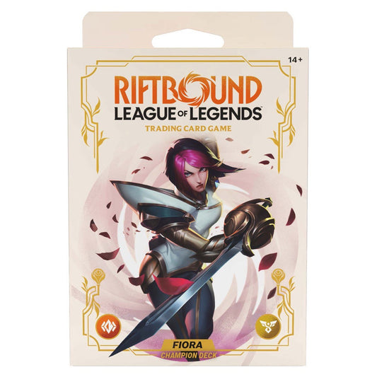 Riftbound League of Legends TCG Set 02 Spiritforged Champion Deck Fiora