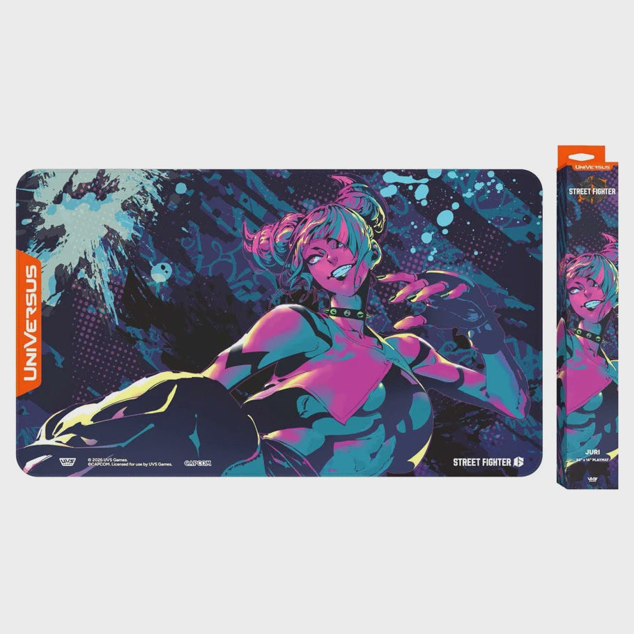 UniVersus Playmat Street Fighter Challenger Juri