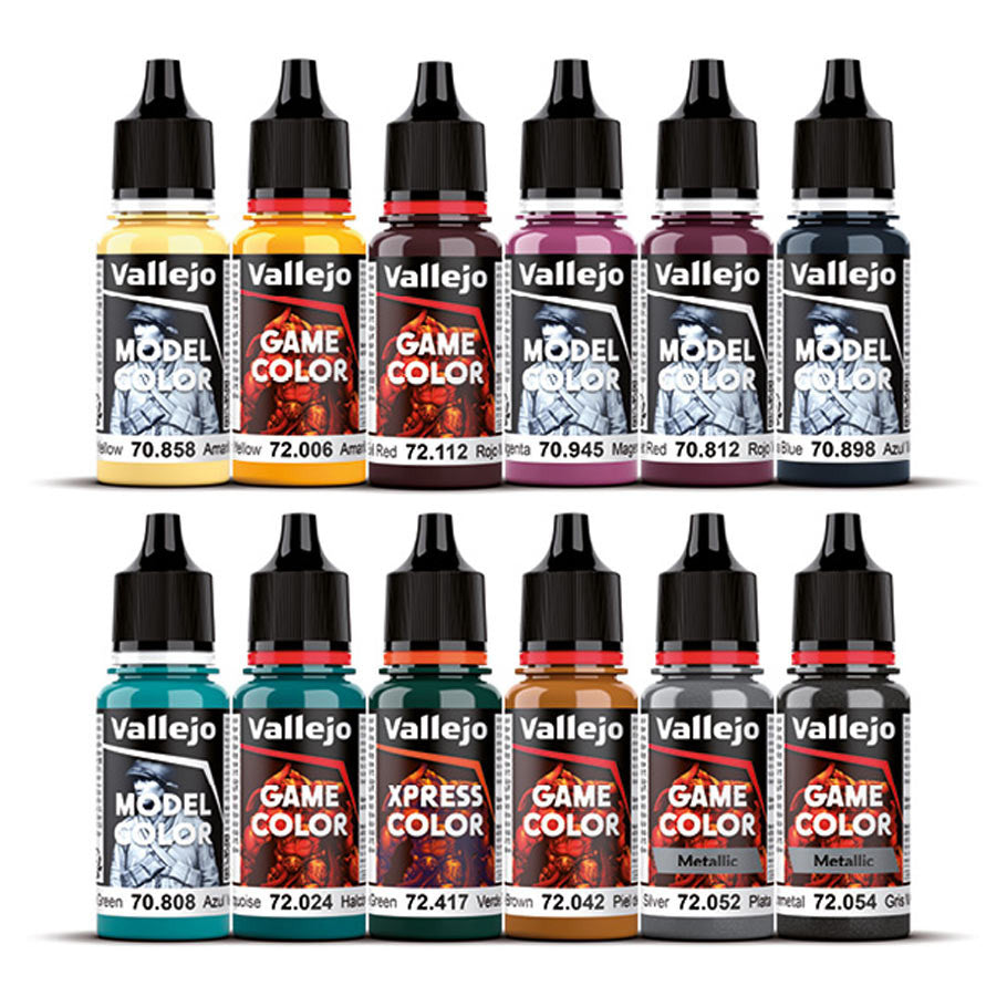 Vallejo Squidmar Game Color Paint Set Dark Future