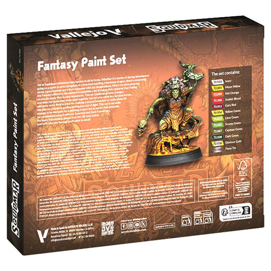 Vallejo Squidmar Game Color Paint Set Fantasy