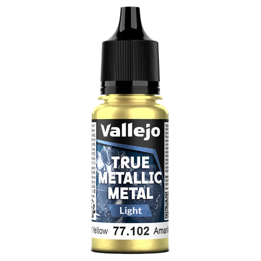 Vallejo True Metallic Metal Radiant Yellow 18ml