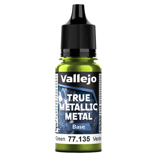 Vallejo True Metallic Metal Amber Green 18ml
