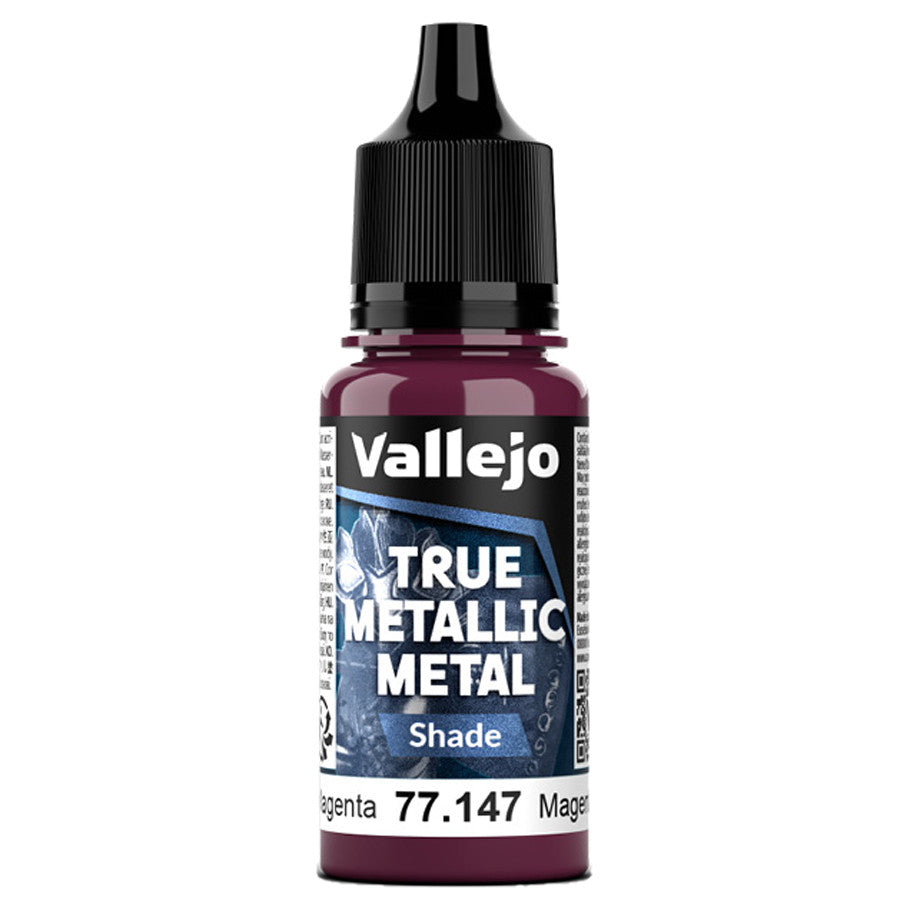 Vallejo True Metallic Metal Crimson Magenta 18ml