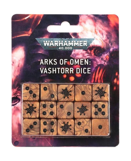 Warhammer 40K Faction Dice Chaos Daemons Vashtorr (Arks of Omen) 9th Edition