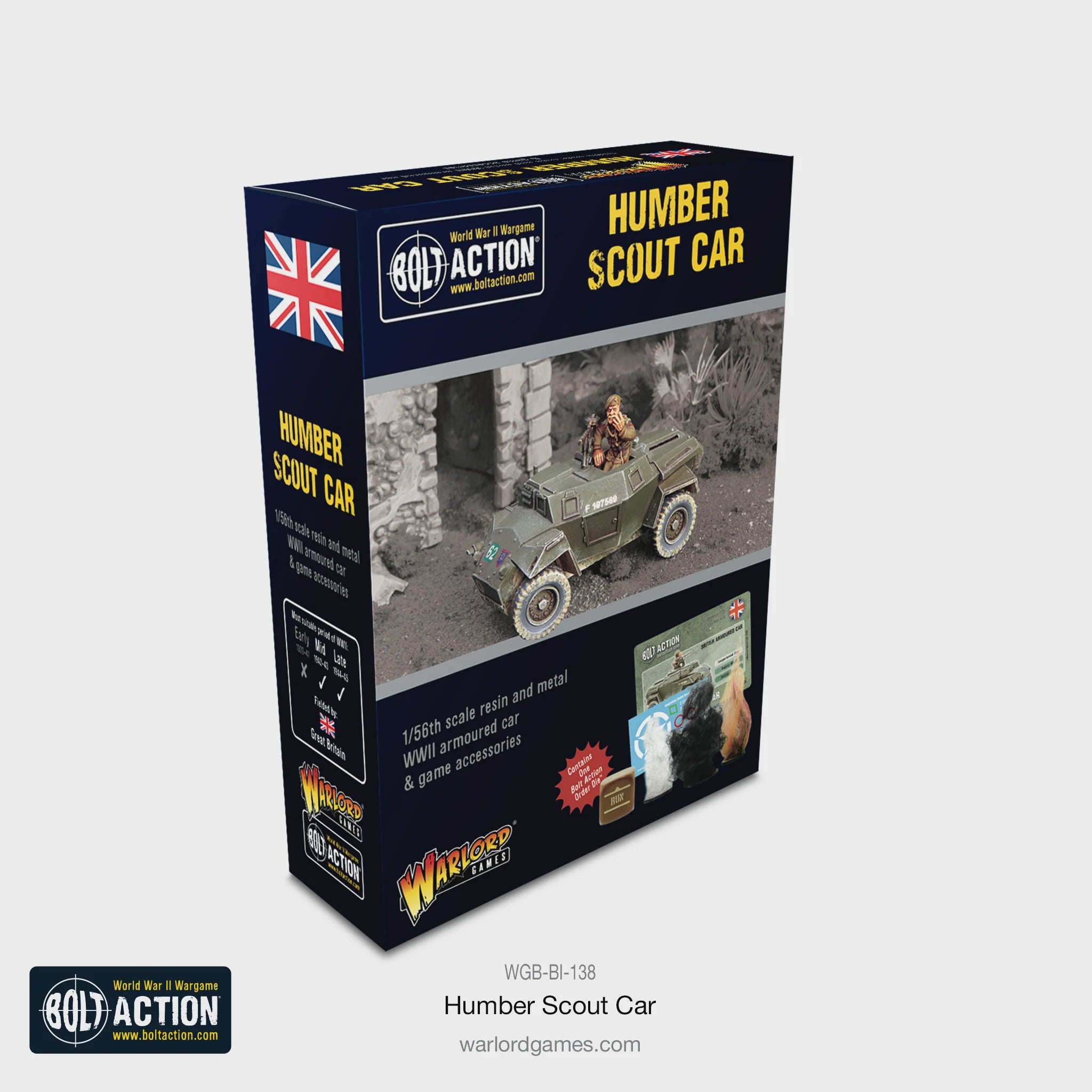Bolt Action British Army Humber Scout Car