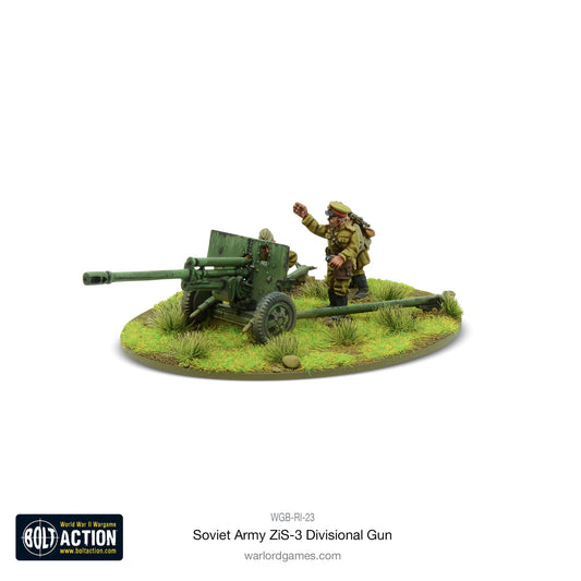 Bolt Action Soviet Army ZIS3 76mm Divisional Gun