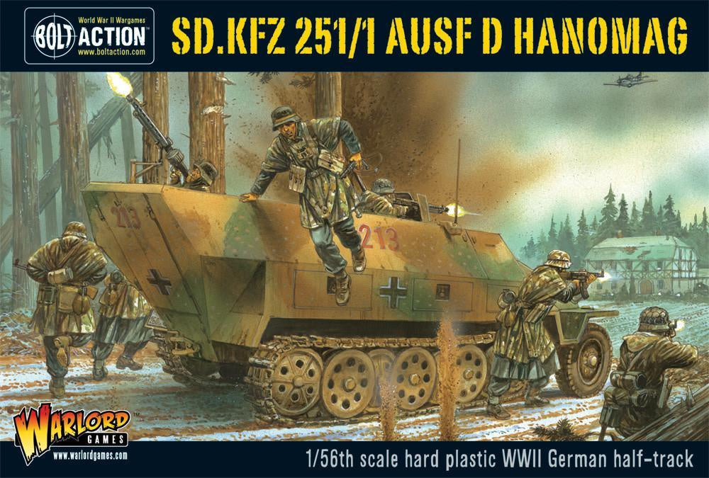 Bolt Action German SD.KFZ 251/1 ASUF D Hanomag Half-Track