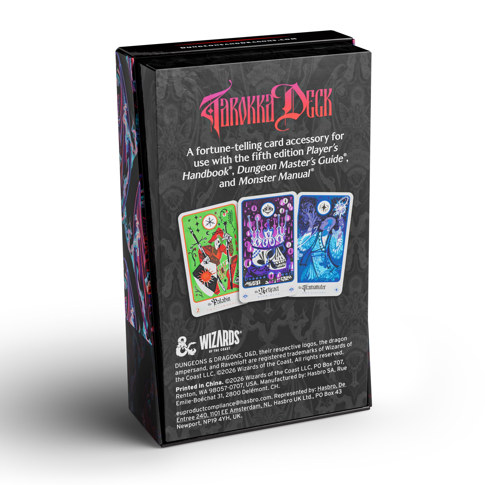 Dungeons and Dragons 5th Edition Adventure Ravenloft The Horrors Within Tarokka Deck