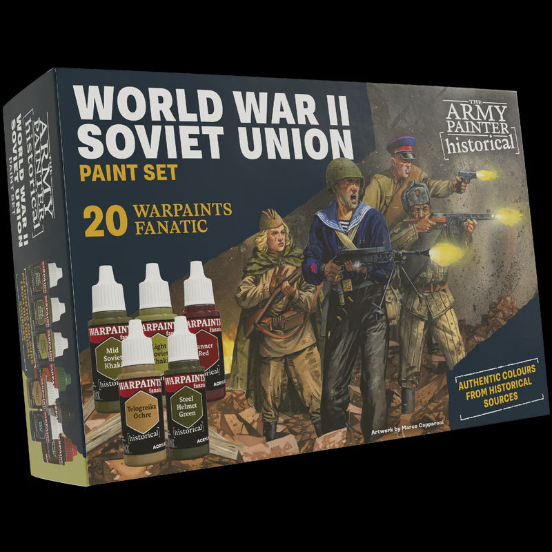 Army Painter Warpaints Fanatic Paint Set Historical WWII Soviet Union