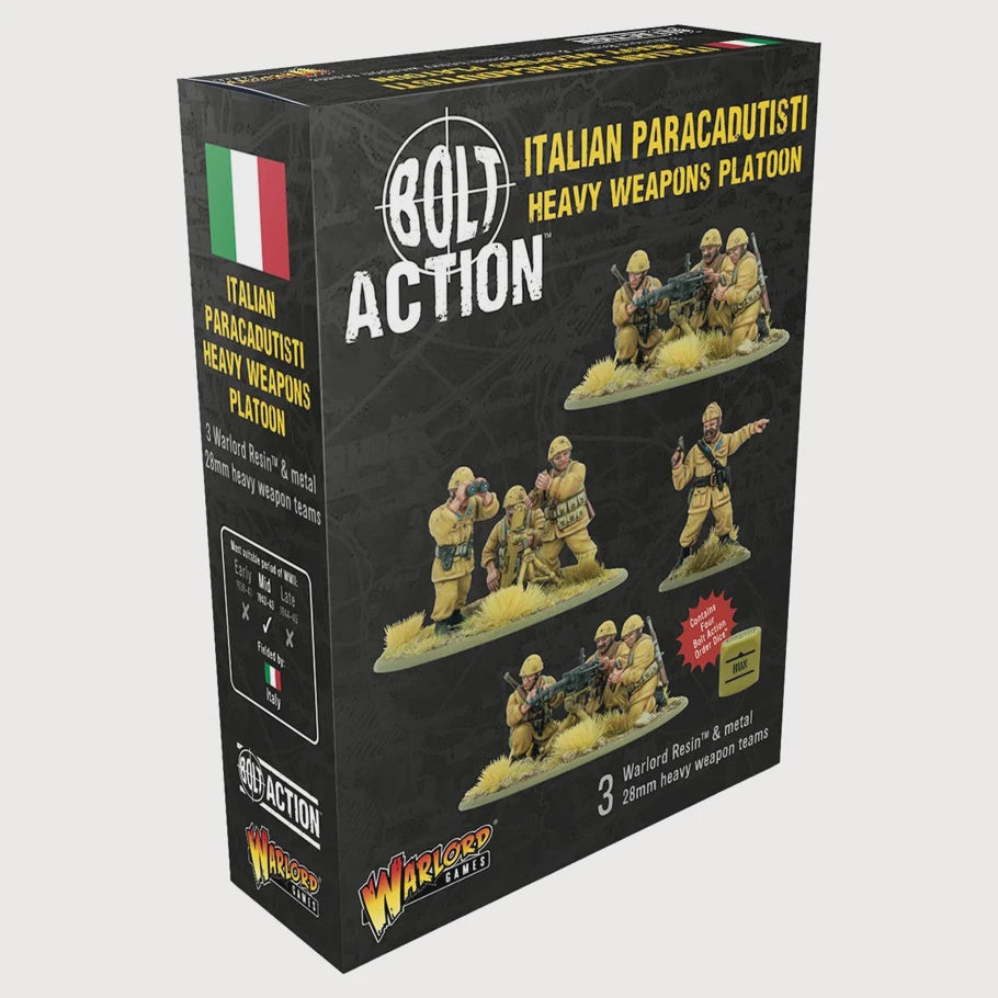 Bolt Action Italian Army Paracadutisti Heavy Weapons Platoon