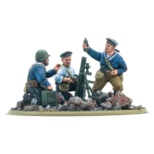 Bolt Action Soviet Naval Brigade Medium Mortar Team