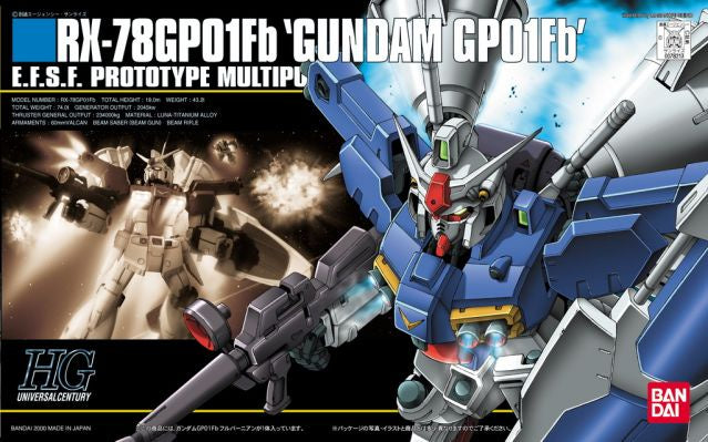 Gunpla Mobile Suit Gundam High Grade Universal Century RX-78 Gundam GP01fb