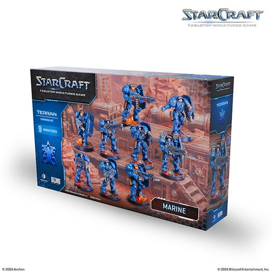 Starcraft The Miniatures Game Terran Expansion Marines