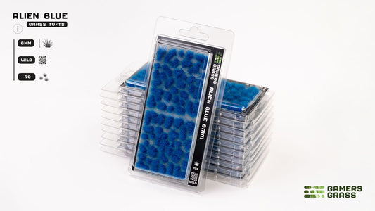 Gamers Grass Tufts Alien Blue (6mm Wild)