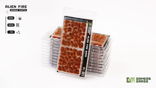 Gamers Grass Tufts Alien Fire Tuft (6mm Wild)